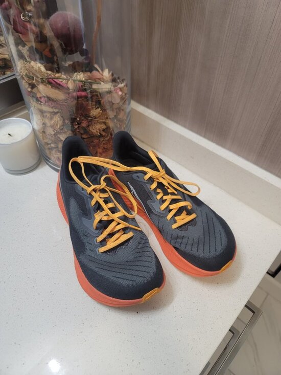 Altra FWD VIA  Charcoal Gray Orange Running Shoes Men’s Size 9